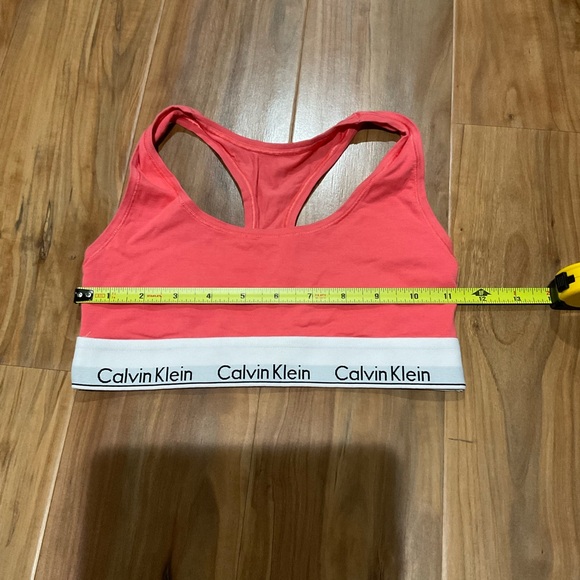 Calvin Klein Coral Racerback Bra - Picture 4 of 5